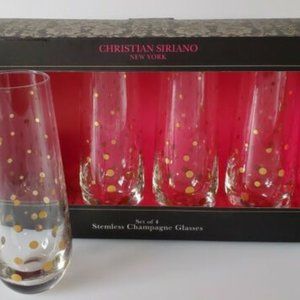 Stemless Champagne Glasses